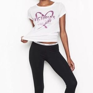 NEW Victoria's Secret Logo Tee and Leggings